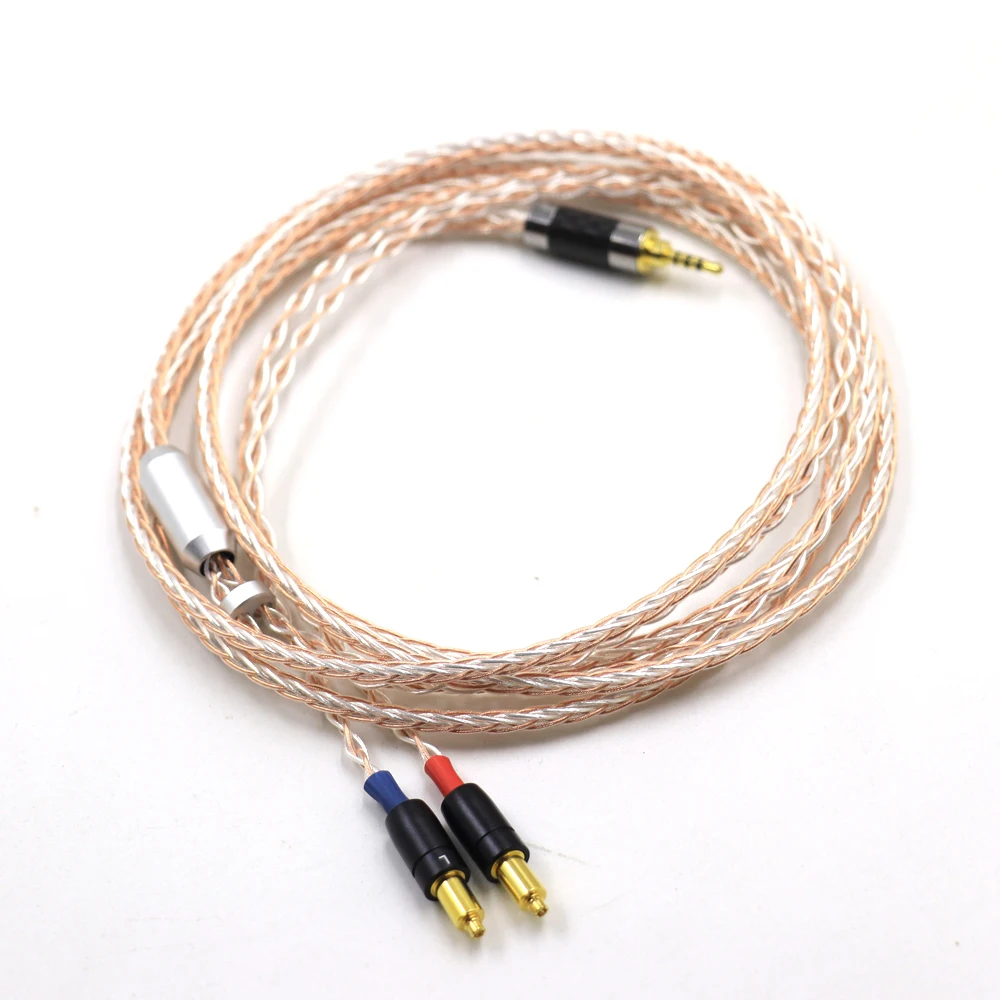 Haldane HIFI 단결정 구리 실버 혼합 헤드폰 업그레이드 교체 케이블, SRH1440 SRH1540 SRH1840 이어폰 코드