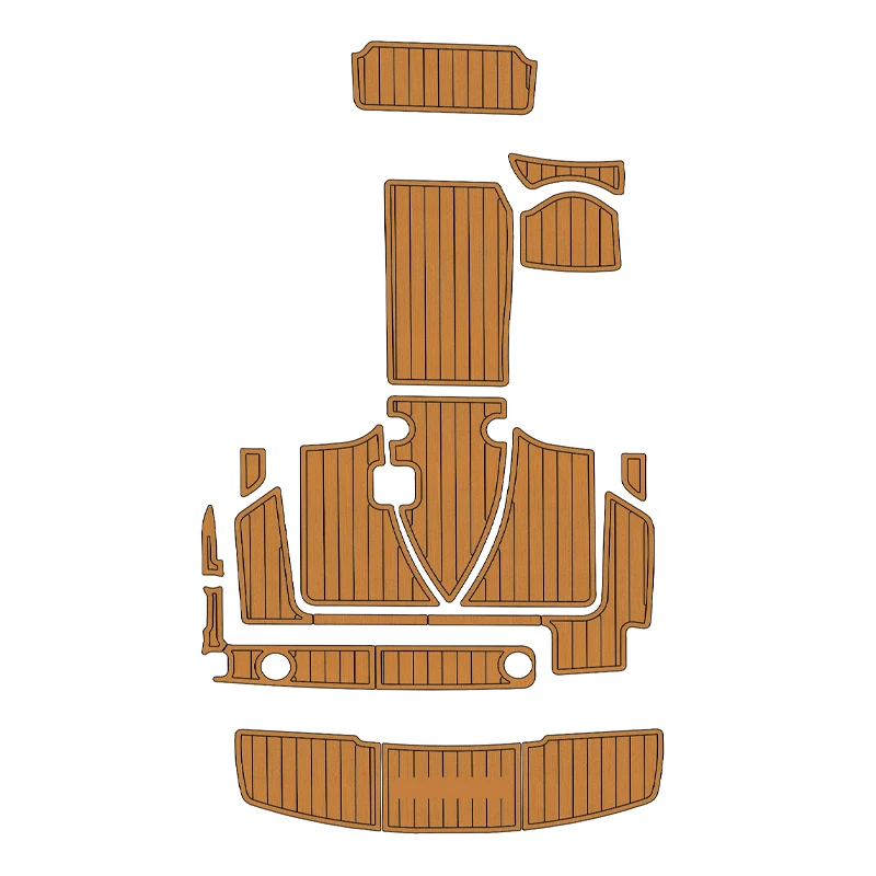 

Yacht Boat Decking Mat for 2007-2009 Bayliner 246 Discovery Swim Platform Cockpit Pad Boat EVA Flooring Foam Decking Mat