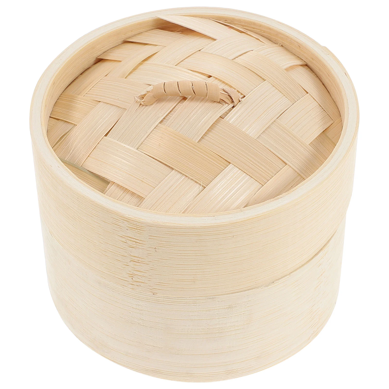 

Steamer Cooking Tool Covered Bamboo Convenient Kitchen Reusable Basket Multi-function