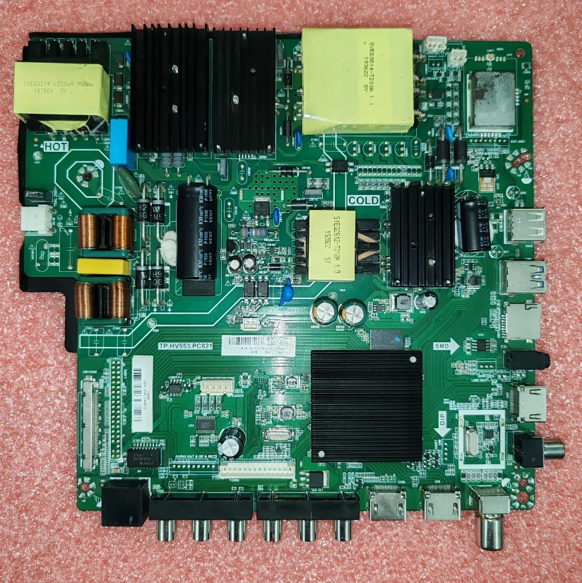 Imagem -05 - Network tv Motherboard 4k Wi-fi Compatível com Vários Idiomas Tela Led 138w Tp.hv553.pc821