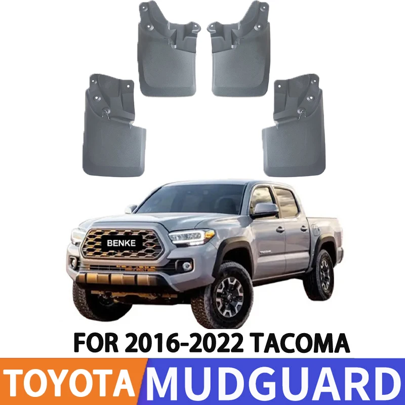 For 2016-2022 Toyota Tacoma TACOMA BMW I3 Car Tire Fender Splash Guard Front and Rear Wheel Fenders