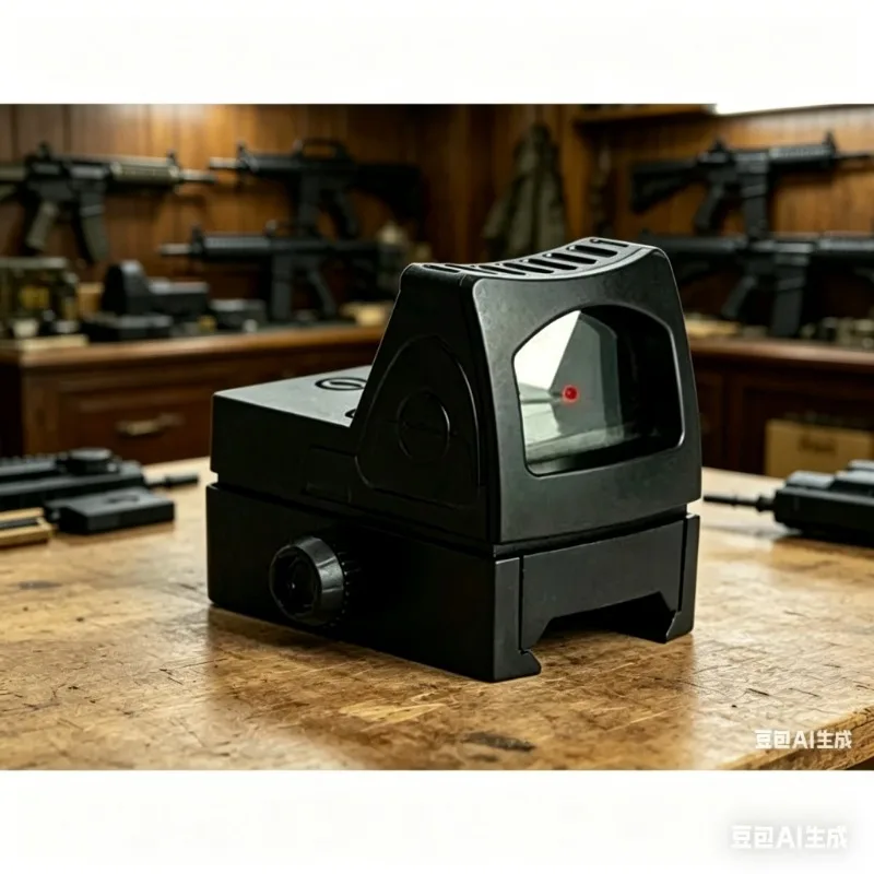 

2026 Outdoor Red Dot Sight Scope,Plastic Optics with Adjustable Mount Rail,20mm Base Rail for Shooting Games & Target Practice