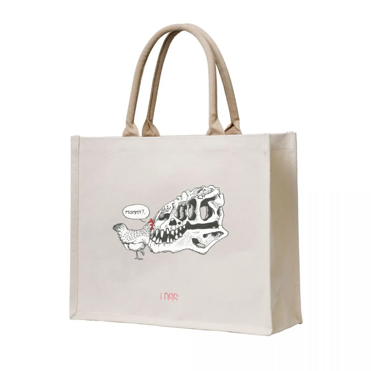

Theory of the evolution of the hen Tote Bag custom canvas bag Woman shopper bag Lady