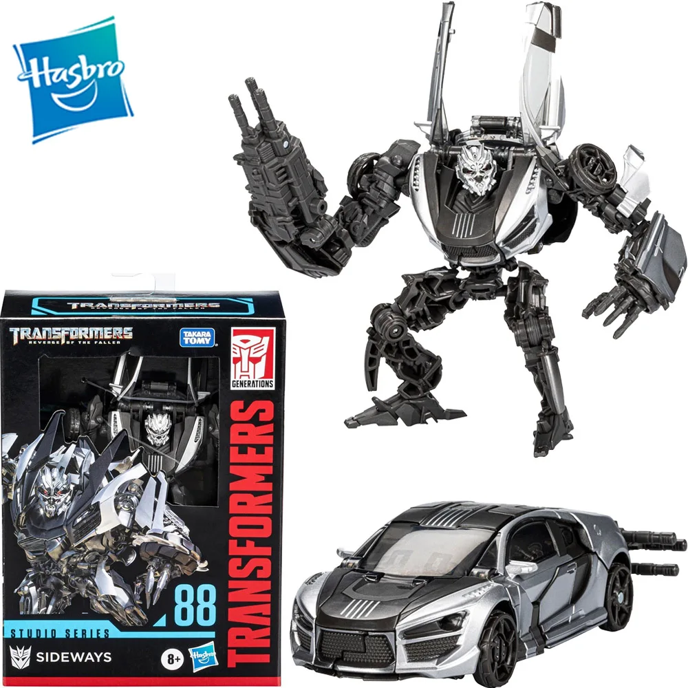 [In Stock] Original Hasbro Transformers Studio Series 88 Deluex Class Sideways Autobot Toys Anime Action Figure Collection Model