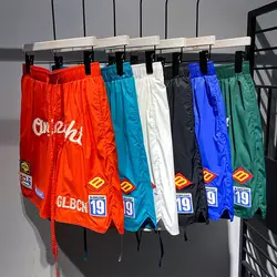 Y2k Sommer Shorts für Männer Polyester schnell trocknen Fitness Workout kurze lässige atmungsaktive Basketball Sport Shorts y2k Mode Hosen