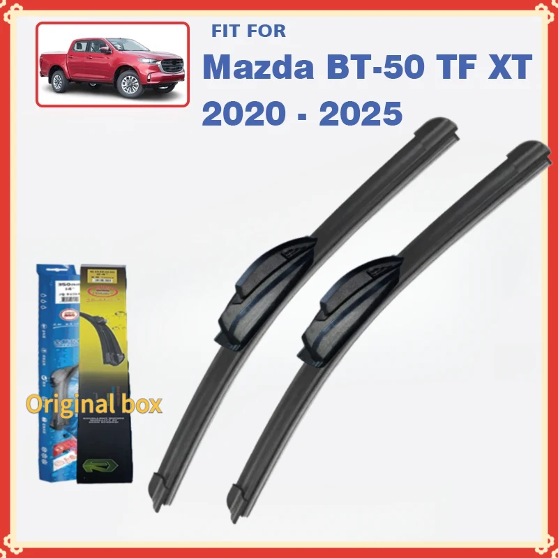 

Front Wiper Blades For Mazda BT-50 TF XT 2020 - 2025 2PC Windscreen Windshield Window Rubber Brushes Car Accessories 2021 2022