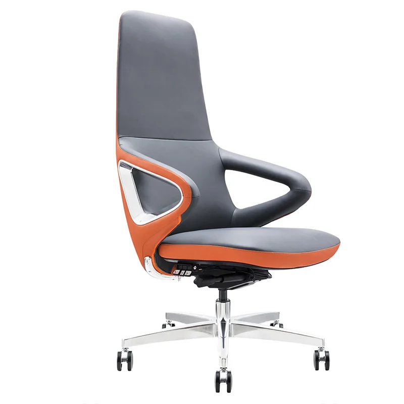 Luxury Fashion Leather Boss Chair General Manager Office Chair Ergonomic Computer Chair