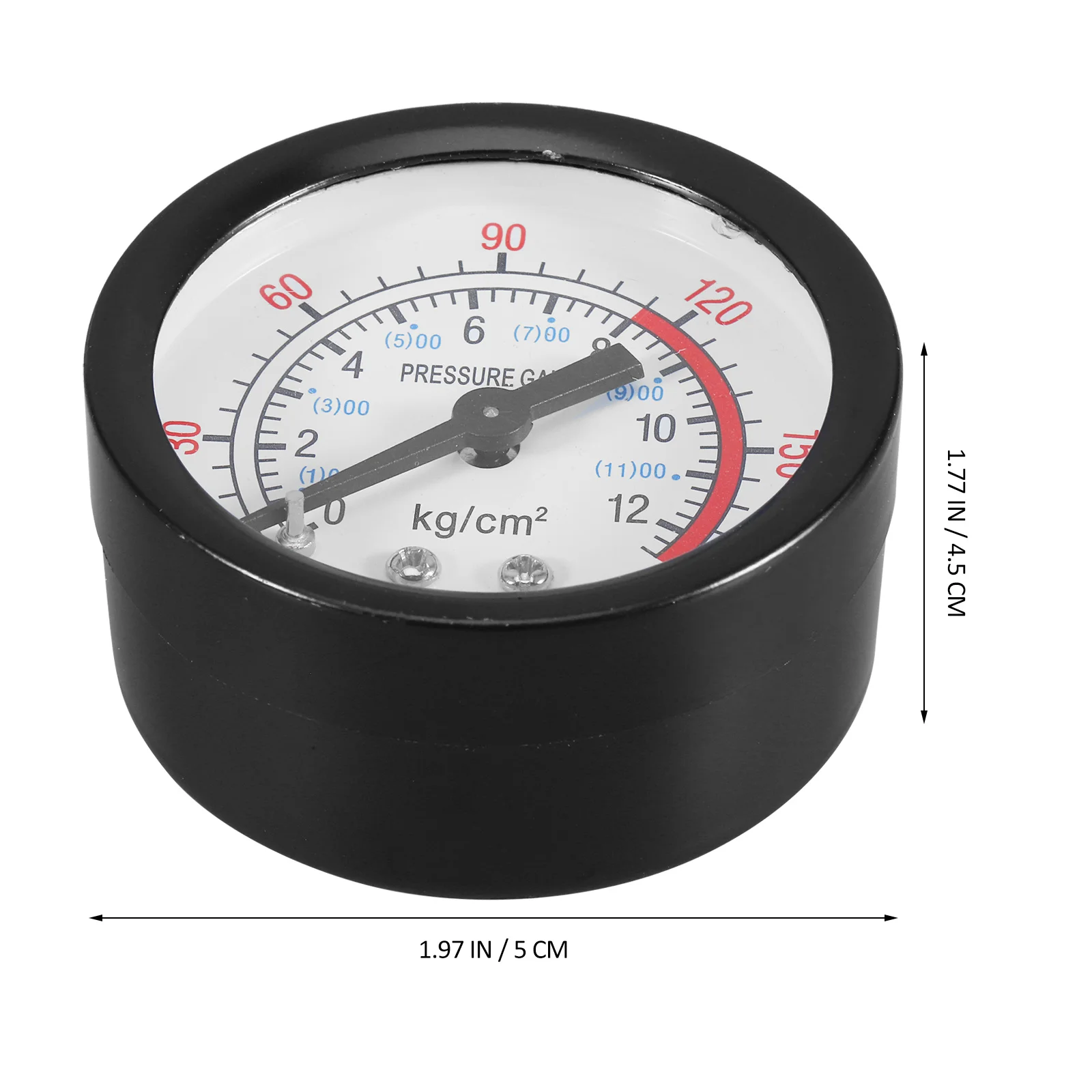 

Gauge For Air Compressor Pressure Test Tool Oil-Free Compressor Accessory Pressure Meter Monitoring Air System