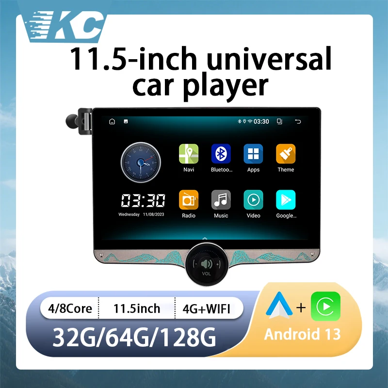 11.5 inch Android 13 Car Radio Carplay Android Auto Multimedia Video Player Universal DSP RDS AHD GPS Car Autoradio