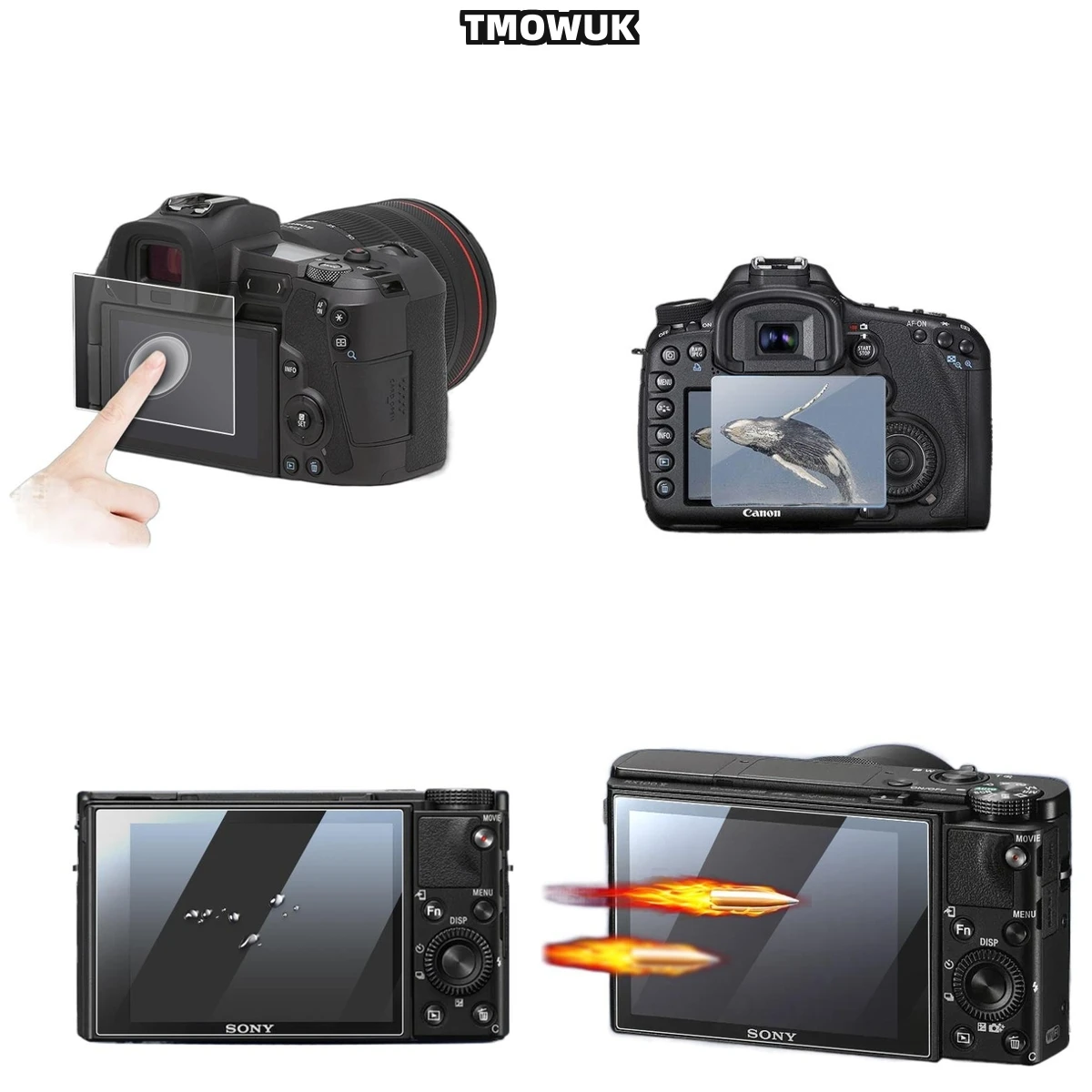 

For A6600 A6000 A6300 A5000 A6500 NEX6 NEX-5N NEX-7, High Definition 9H Tempered Glass Screen Cover.