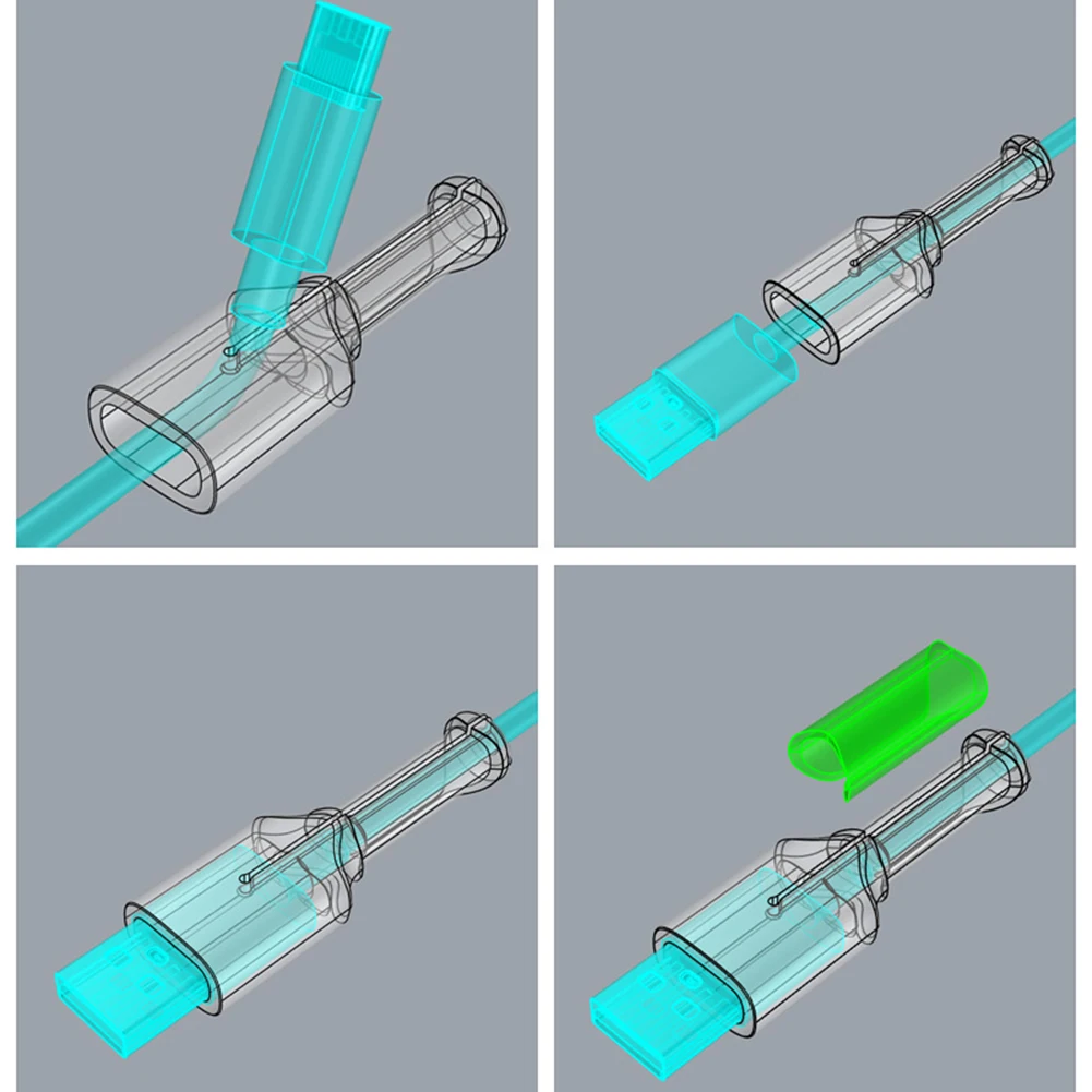 Silicone Charger Cable Winder Protector USB T-C Anti-break Protective Sleeve Organization Storage Holders Racks