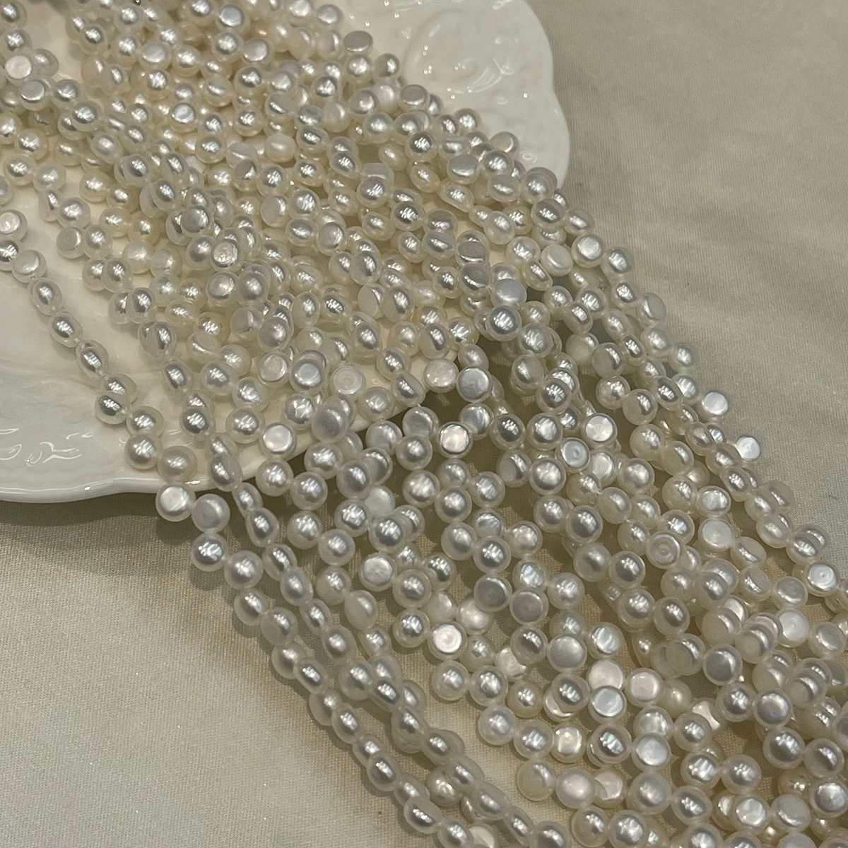 Natural Freshwater Pearl 5-6mm Round Nugget Pearl For Jewelry Making DIY Necklace Bracelet Chains Earrings Accessory