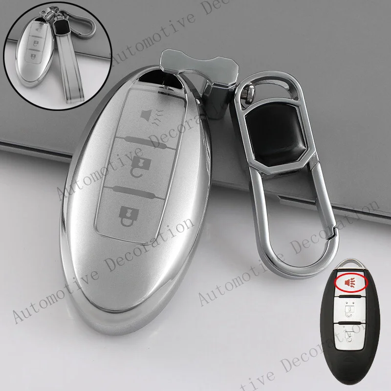 Cover Per Chiave Auto Z+ In TPU Per Nissan Qashqai March Juke X-Trail Rogue Note Leaf-image