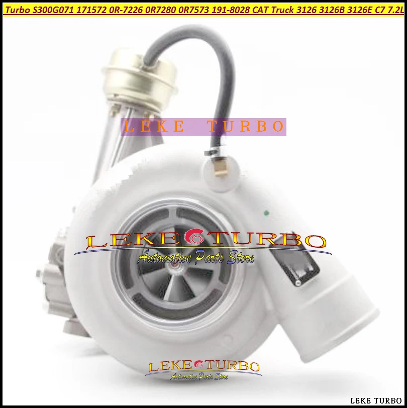 Turbo S300G071 171572 1696121460039 146-0040 0R-7226 0R7280 191-8028 0R7573 For Caterpillar Truck with 3126 3126B 3126E C7 7.2L