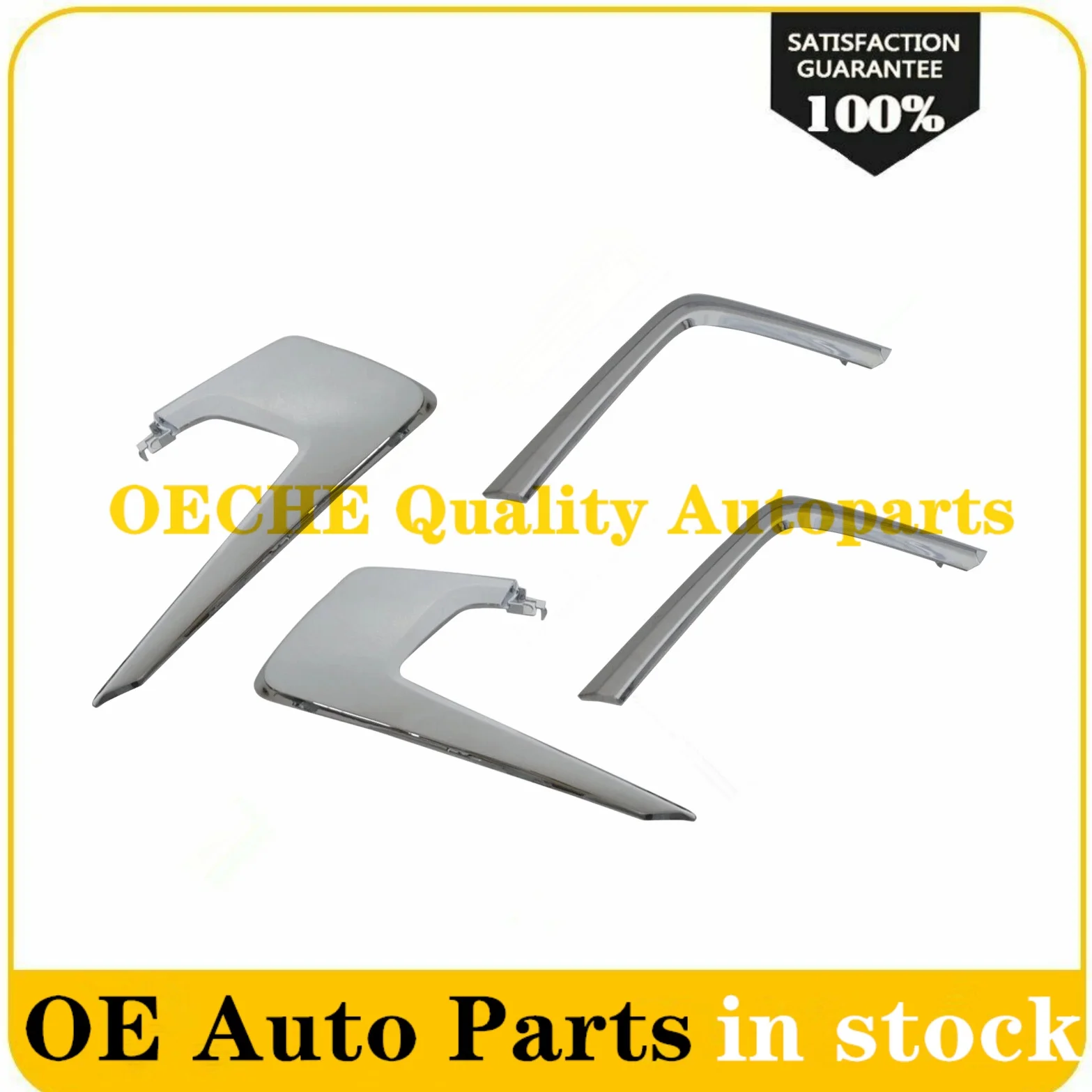 1 Piece Chrome Grille Up Or Down Left Or Right For asx Bumper Net For ASX Rvr 2015-2018 6407a171 6407a170 6407A169 6407A172