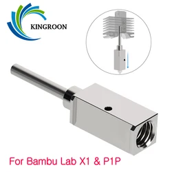 Bambu Lab X1 P1P 핫엔드 스로트 3D 프린터 압출기 스로트, 핫 섹션 3D 프린터 수리 부품 업그레이드, 500 ℃