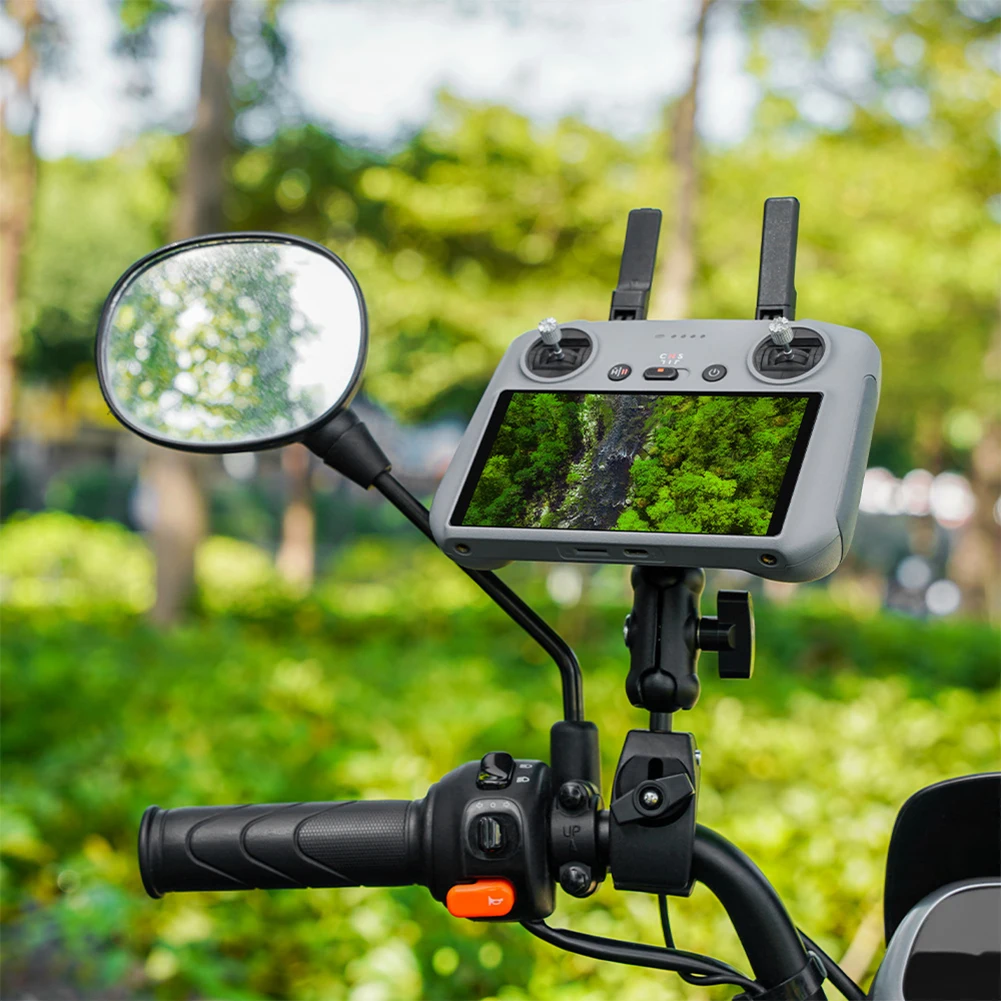Bike Handlebar Mount Holder Remote Control Bracket Remote Control Adapter Base Holder for DJI Mini 3 4 Pro RC/RC2 Remote Control