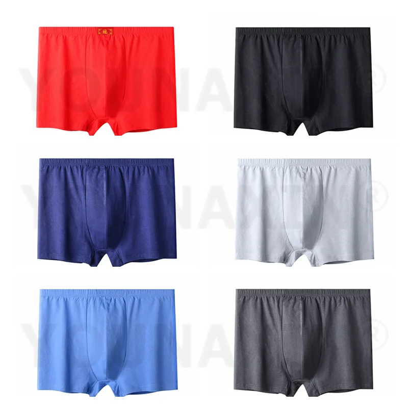 

3 To 6 Pieces Big Size Men's Underwear Cotton High Waist Panties Undies Knickers Multiple Color L XL 2XL 3XL 4XL 5XL 6XL 7XL 8XL