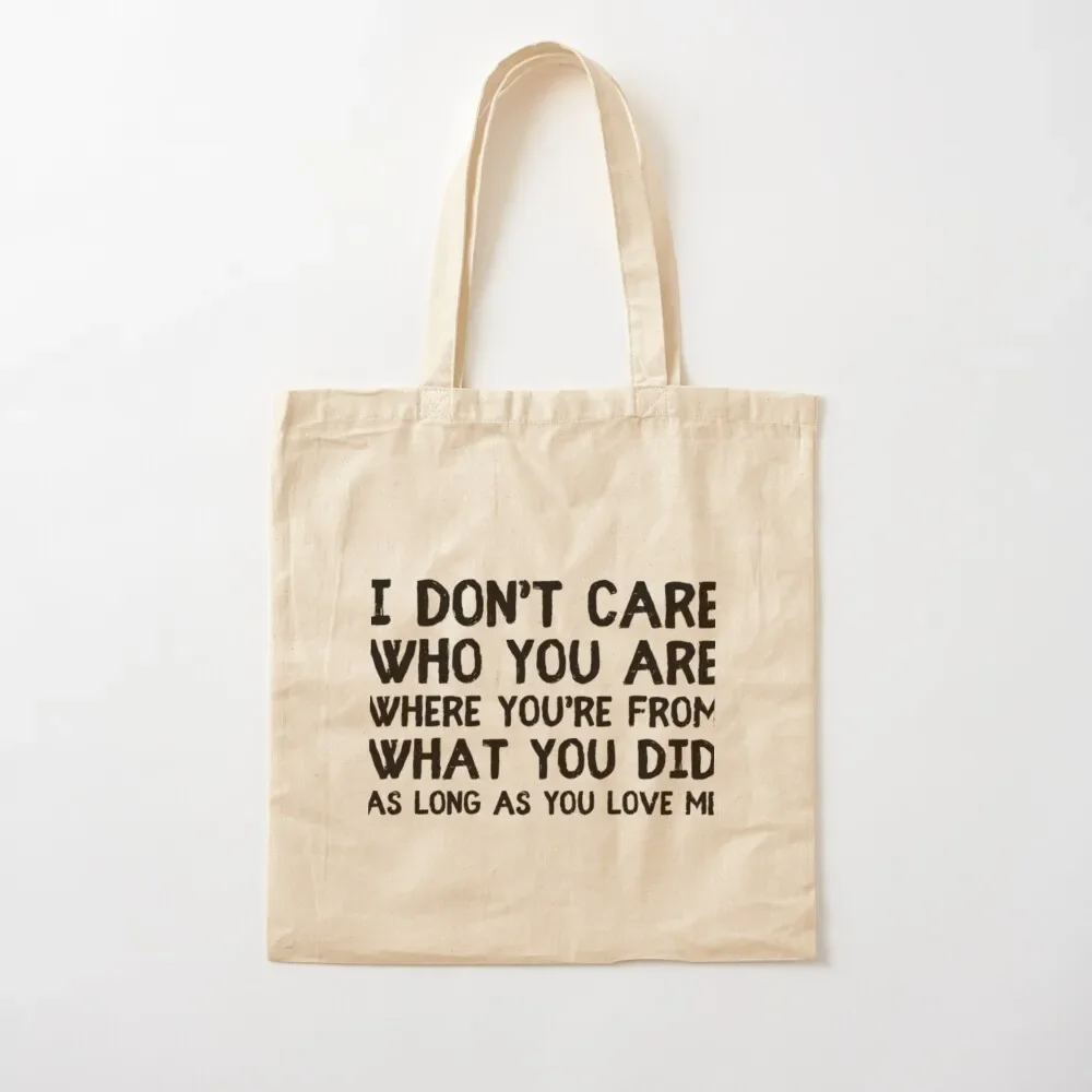 

As Long As You Love Me Backstreet Boys Tote shopping cart bags canvas shopping tote men Canvas Tote shopper bag women Bag