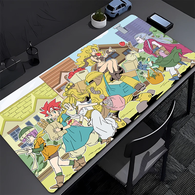 Mouse Pad Laptop Retro Game C-chrono Trigger HD Print Mousepad Anime Extended Keyboard Pad PC Gaming Accessories Desk Mouse Mat