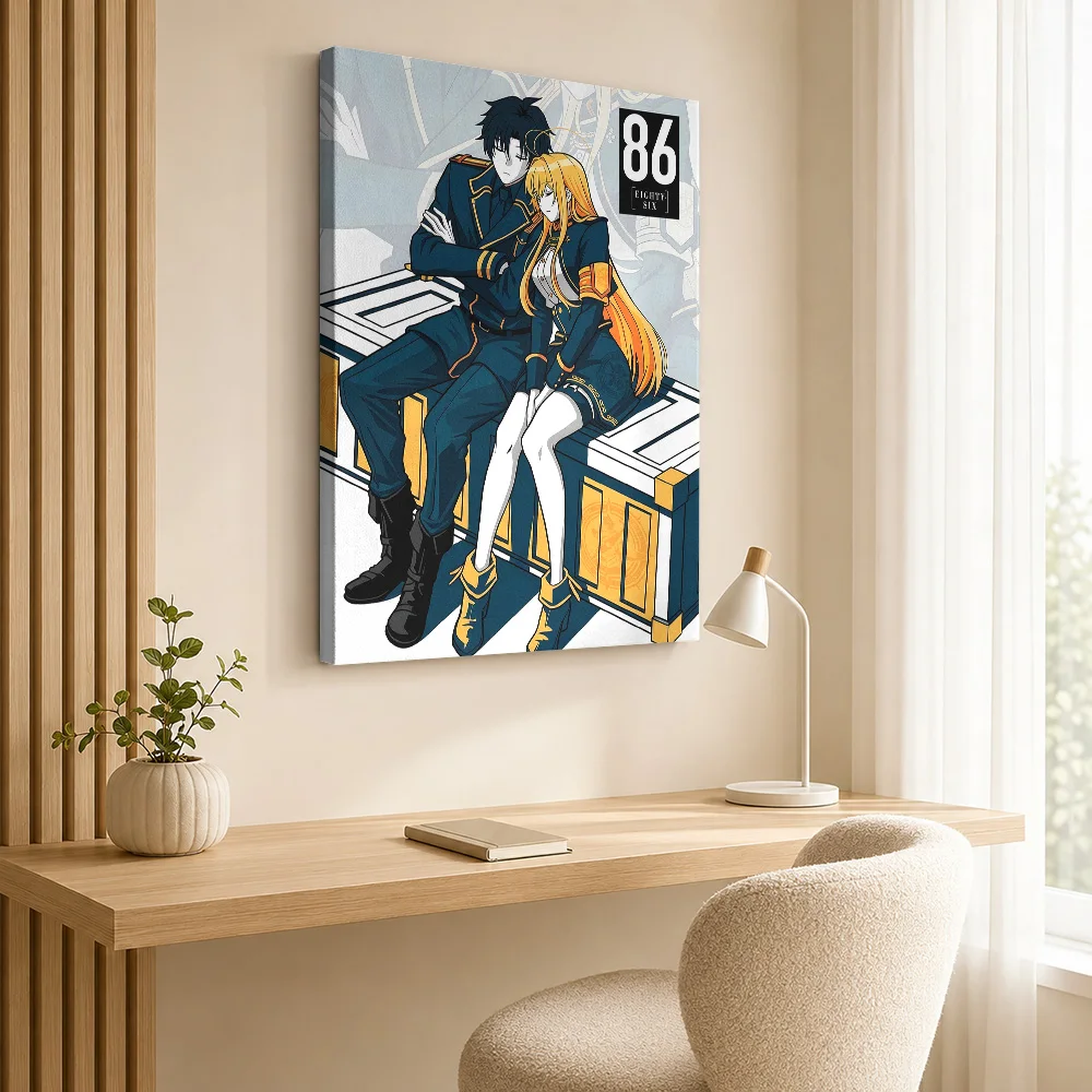 86 Eighty-Six Anime Character Illustration Canvas Poster Personalized Photo Gaming Anime Wall Paintings Decoration for Bedroom