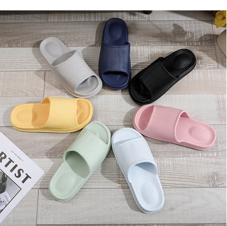 Pantuflas de Masaje EVA Suaves como Nubes, Antideslizantes, Acolchadas, Inodoras, Impermeables, para Baño, para Hombres y Mujeres