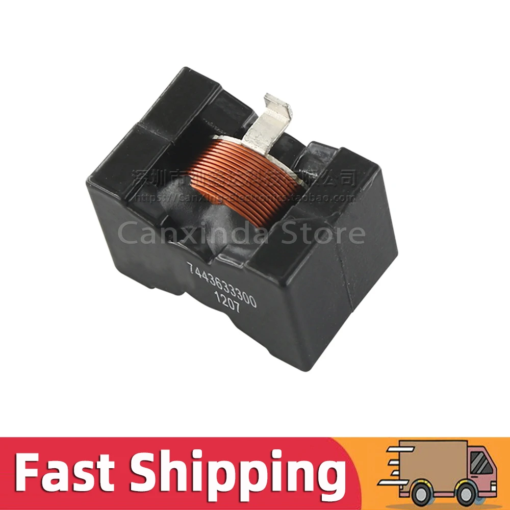 

2pcs 7443633300 SMD SMT Power Inductor Inductance 33uH 12A High Current Flat Copper Coils Filter Low Profile 21.8*21.5mm