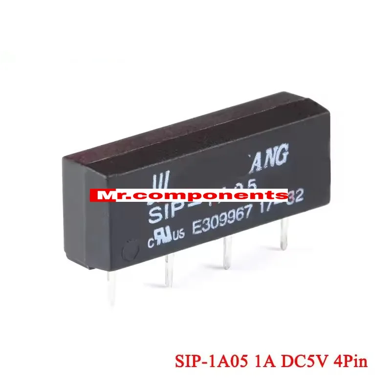 1 unidade Relé Reed DC 5V 12V 24V SIP-1A05 SIP-1A12 SIP-1A24 1 Conjunto Normalmente Aberto NA 1A DC5V DC12V DC24V 4 Pinos
