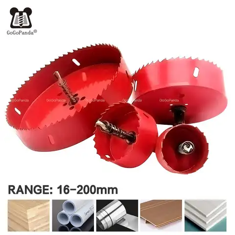 Bi-Metal Wood Hole Saw Bits 16-200mm GoGoPanda