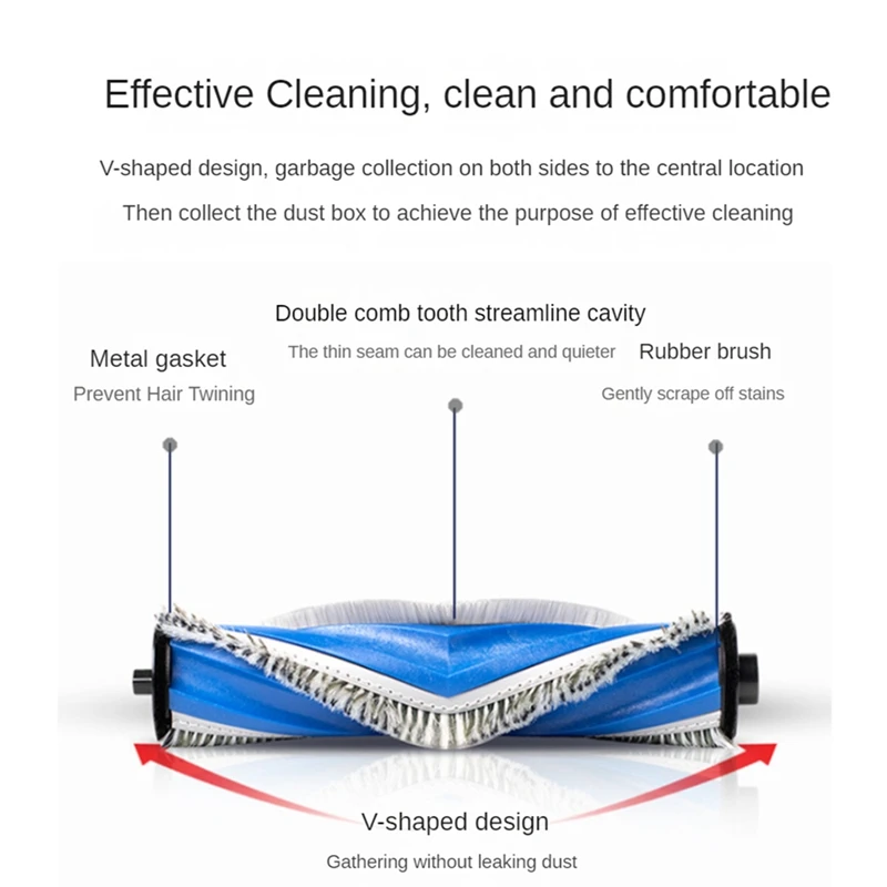 17PCS For ECOVACS T30 PRO OMNI DDX14 / YEEDI M12 Pro+ Replacement Parts Main Side Brush HEPA Filter Mop Dust Bag