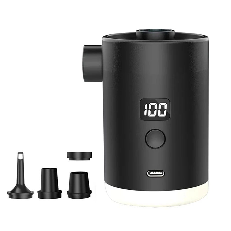 

AFBC портативный воздушный насос для кемпинга на открытом воздухе, зарядка и накачка, надувной матрас двойного назначения, кольцо для плавания, электрический надувной насос