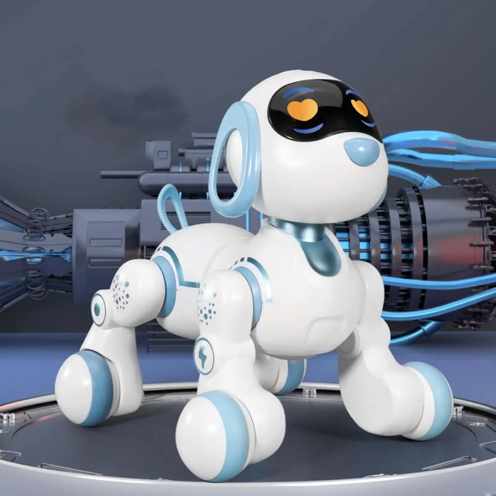 หุ่นยนต์ลูกสุนัข RC ของเล่นหุ่นยนต์เดินได้ หุ่นยนต์สุนัขไฟฟ้า ของเล่นหุ่นยนต์บังคับวิทยุสำหรับวัยรุ่น เด็ก ผู้ชาย ของขวัญวันเกิด