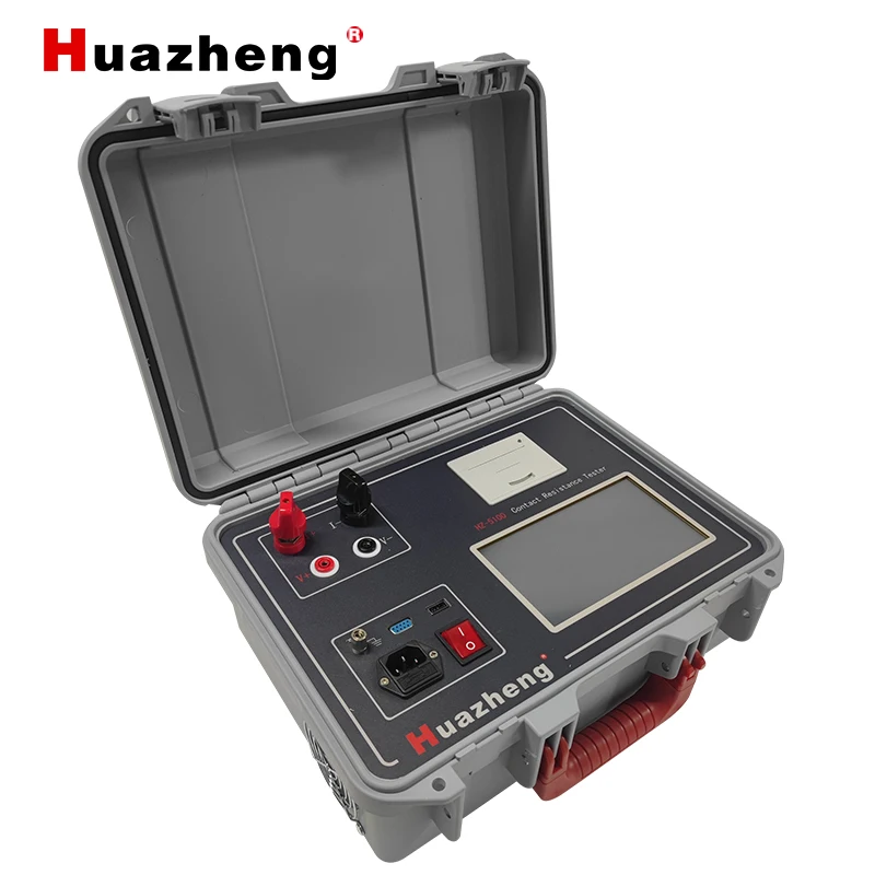 Huazheng Electric HZ-5100 Hand-held Circuit Breaker Contact Resistance Meter 100A Digital Micro-ohmmeter