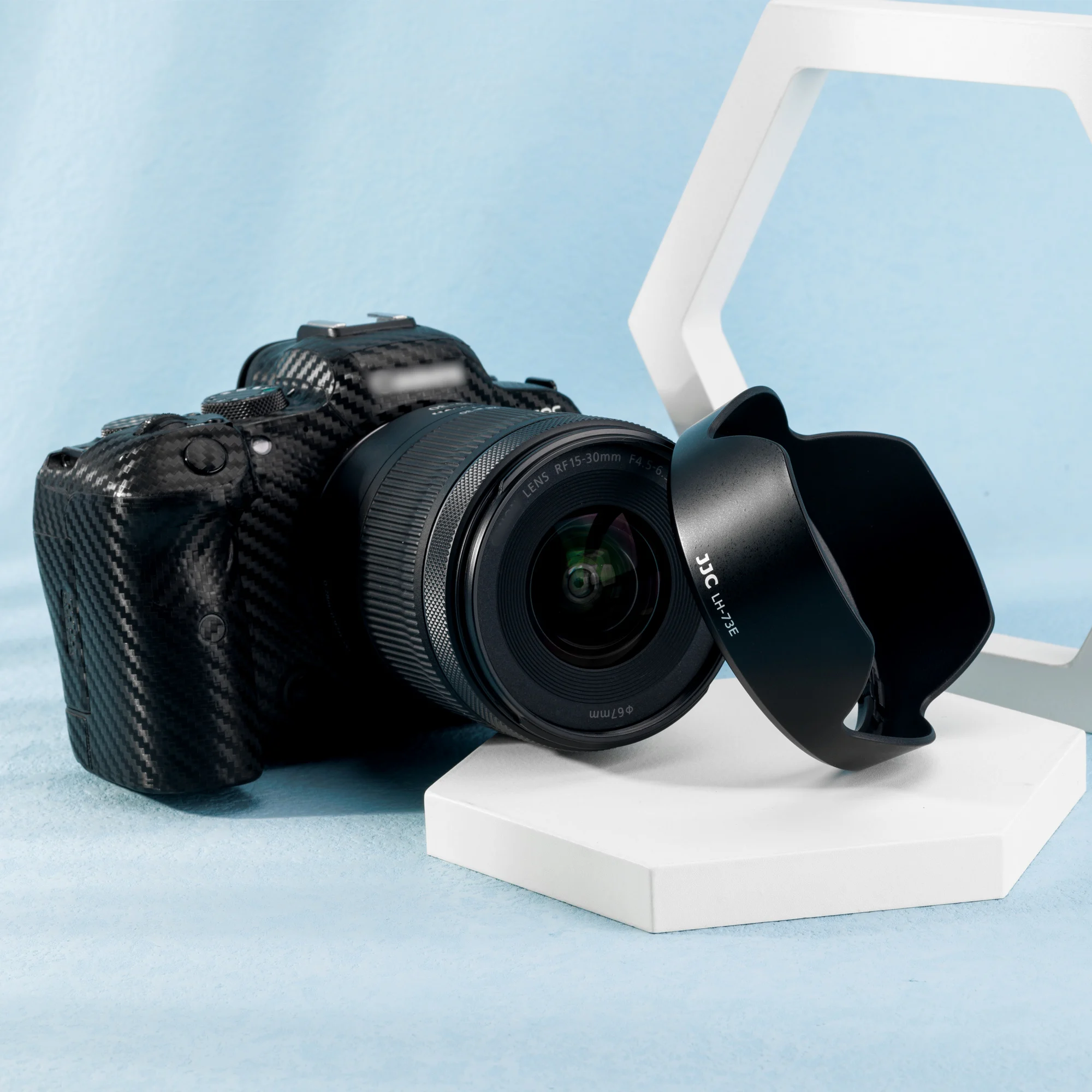 JJC EW-73E 리버시블 렌즈 후드 캐논 RF 15-30mm F4.5-6.3 IS STM 렌즈용 EOS R RP R3 R5 R6 R7 R10 카메라 액세서리 EW 73E
