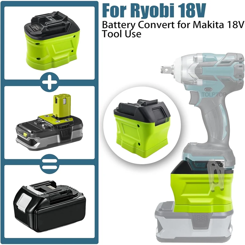 

RYB18MT Battery Adapter Converter For Ryobi 18V Battery To For MAKITA 18V Li-ion Battery Convert For Makita 18V Power Tools