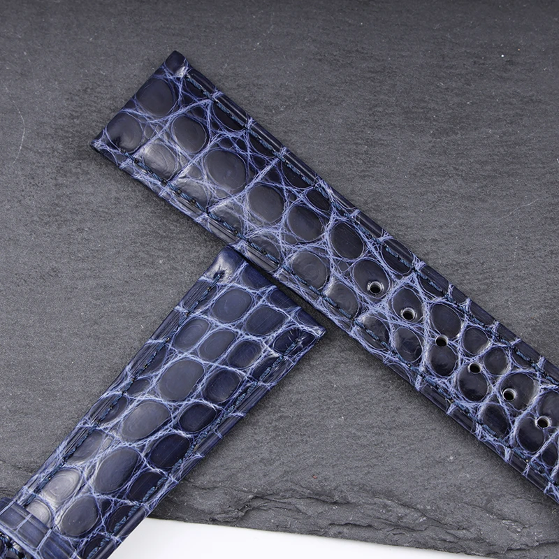 Crocodile Leather Watchband 14mm 18mm 20 22mm Genuine leather bracelet high grade watch strap handmade strap watches accessories