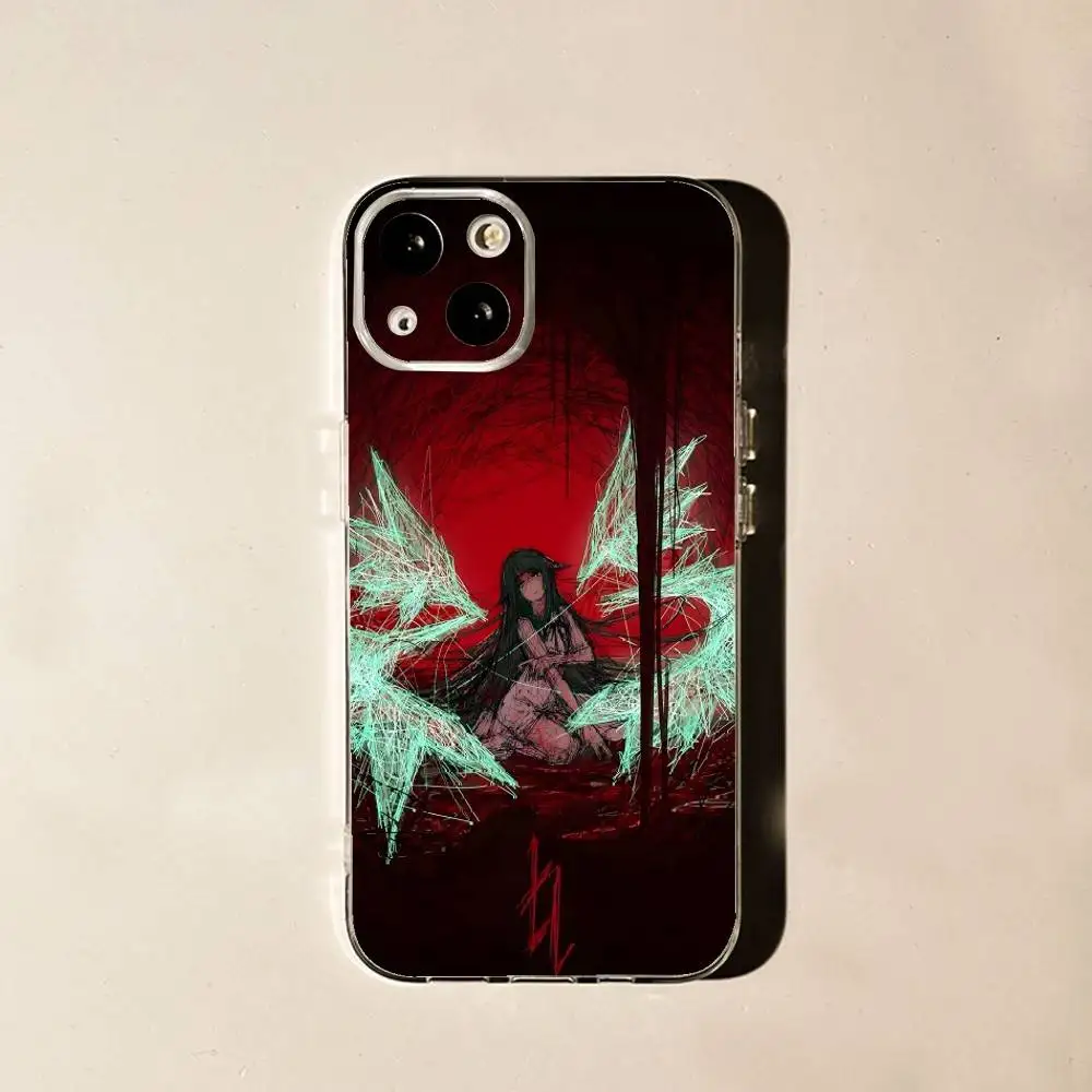 Saya No Uta Song of Saya لهاتف iPhone 7,8,17,16,15,14,13,12,11 Pro,Max,Plus,X,XS,XR,SE4,E حافظة هاتف ناعمة شفافة صغيرة