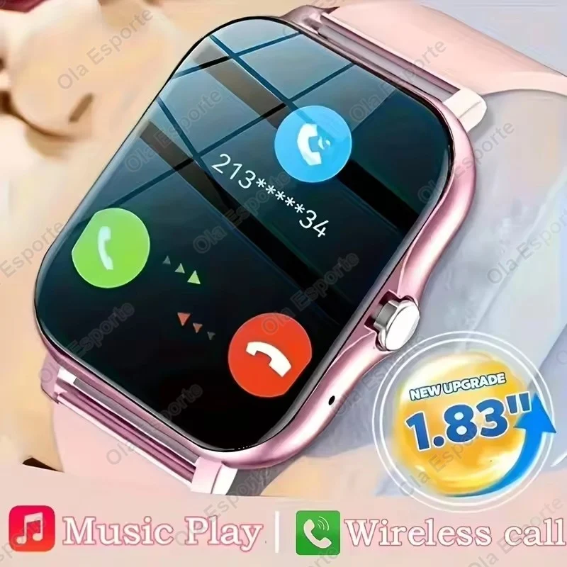 

2.01 Inch Bluetooth Call Smartwatch IPhone For Xiaomi Huawei Men Women Health Heart Rate Monitoring Watch Step Count Smart Watch