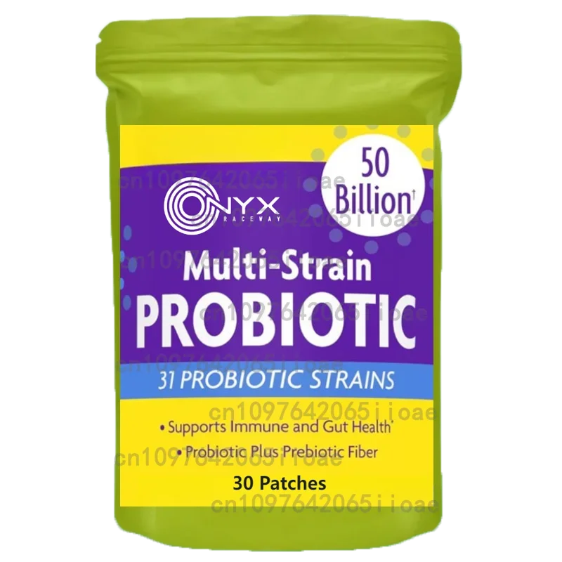 

30 Patches Probiotics for Women & Prebiotics, Transdermal Patches,100 Billion Cfu for Women’s Daily Digestive L & Immune Health