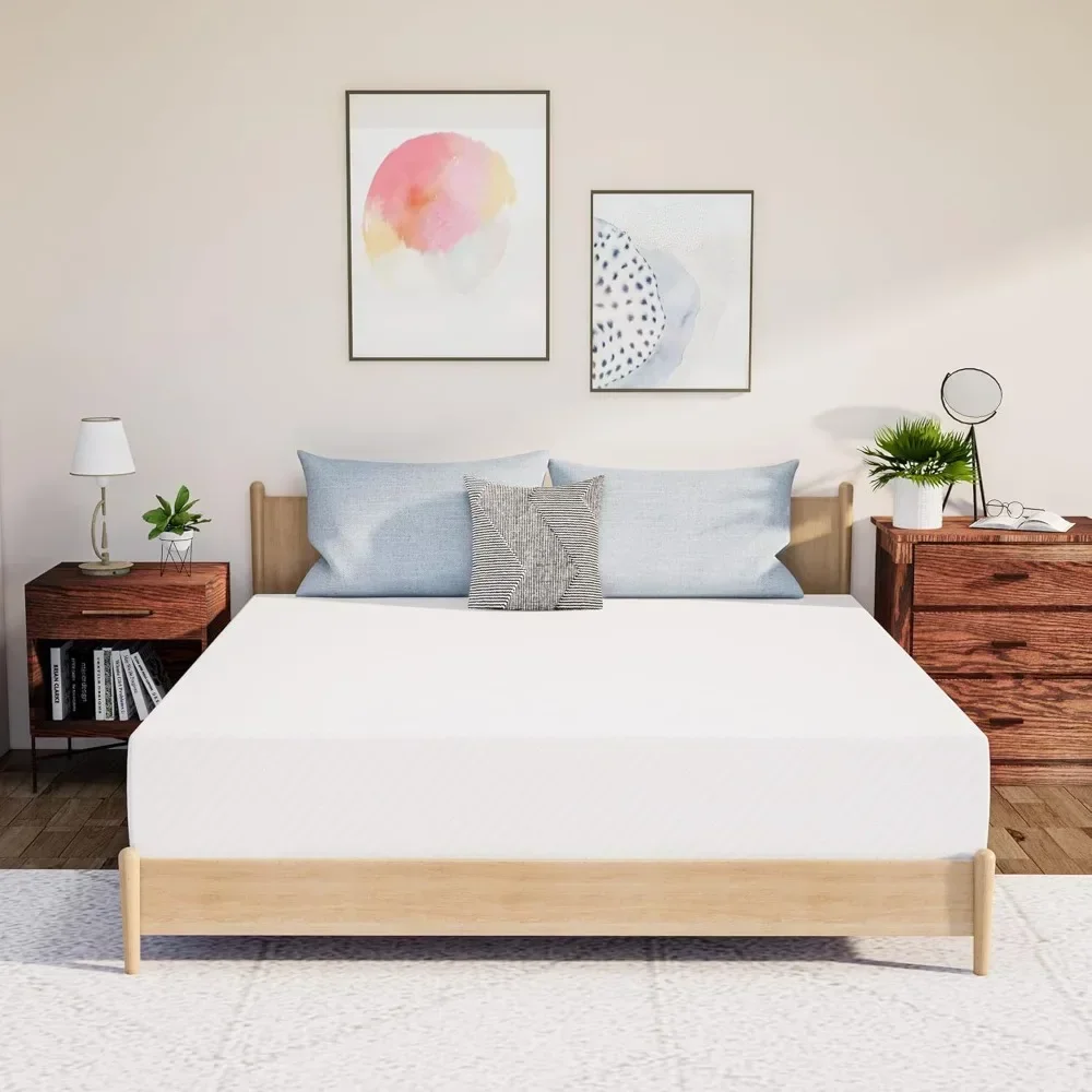 Bestseller12 Inch King Medium Firm Cooling Gel Memory Foam Mattress for Cool Sleep Pressure Relieving CertiPUR-US Certified Foam