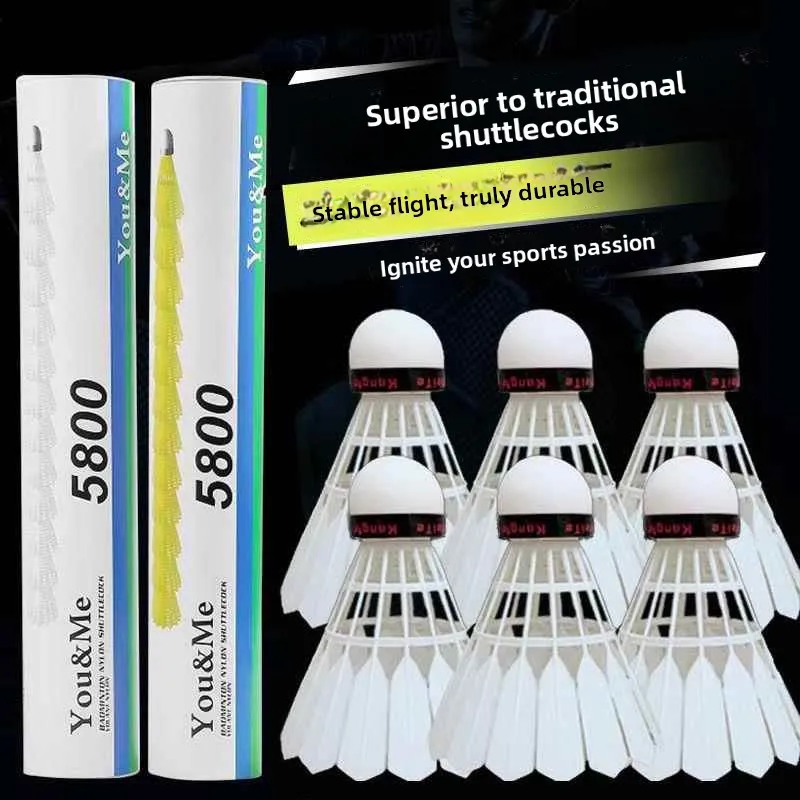 

Outdoor Badminton uttleco Goose Feathers Nylon Training Entertainment Cetition Adult Student Practice Profional Level