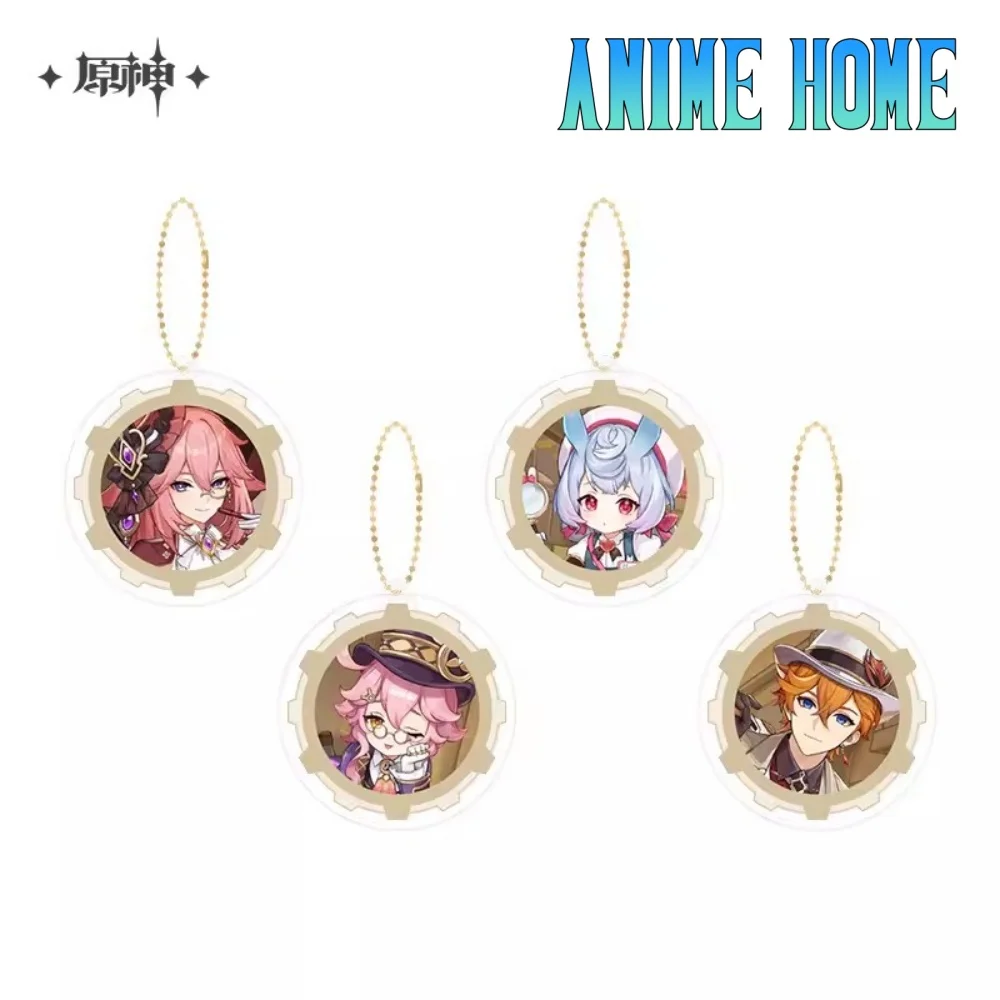 Game Genshin Impact Official Original Yae Miko Sigewinne Tartaglia Dori Acrylic Keychain Bags Accessories Cosplay Gift Pre-order