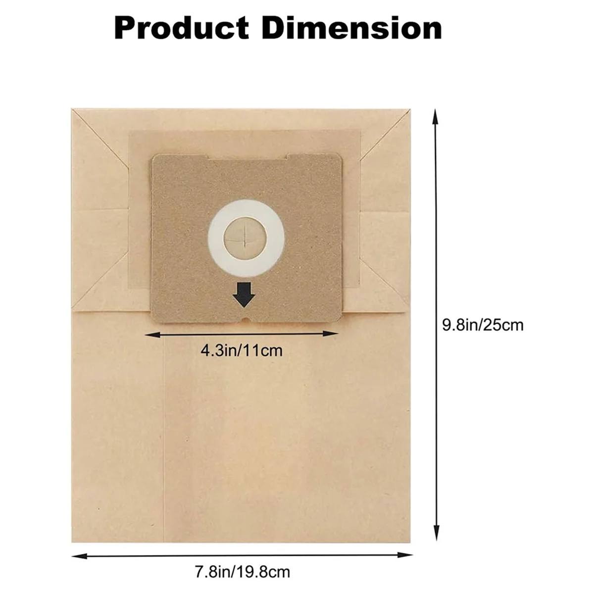 22 Pack Vacuum Bags for Bissell Zing 4122, 4122D, 2154W, 2154A Canister Vacuum, Replacement for Part 2138425, 213-8425