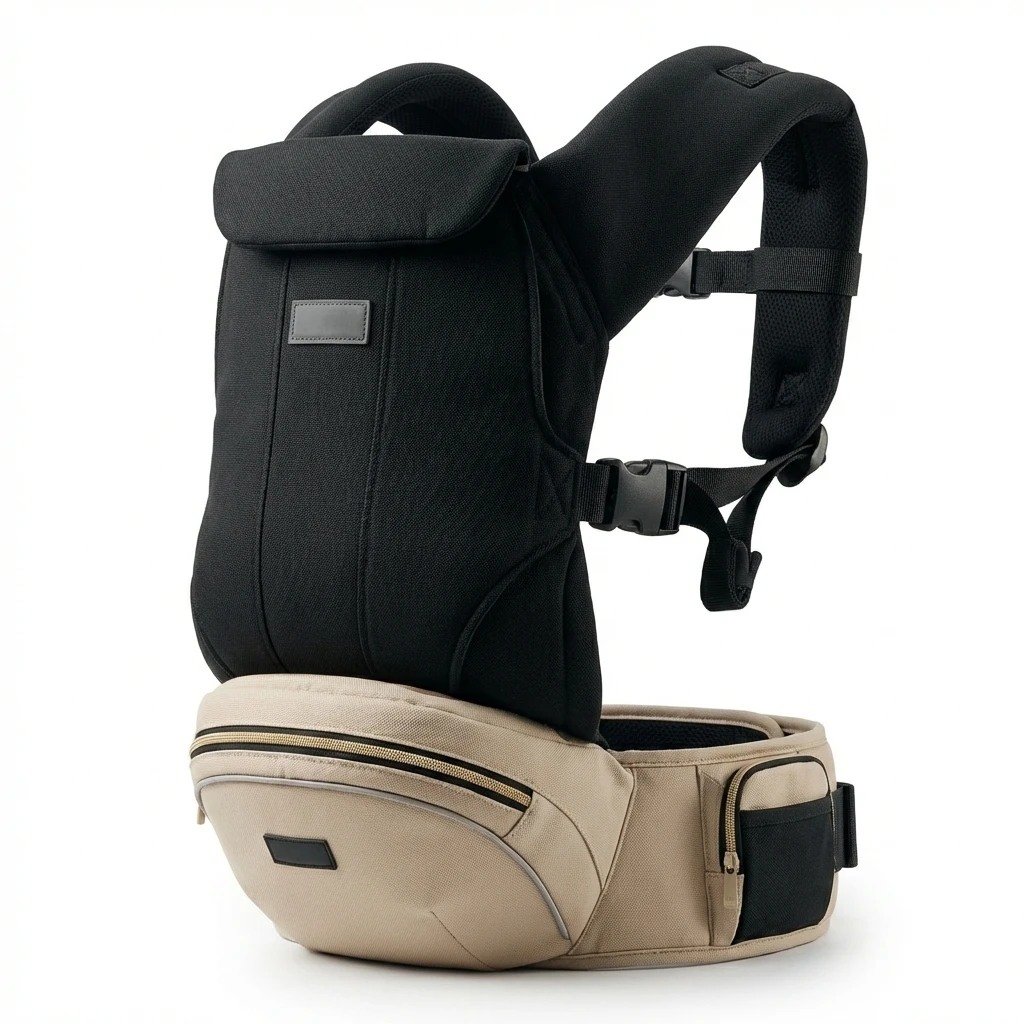 

Baby Hip Seat Carrier, Ergonomic Cotton Toddler Hip Seat, Lightweight Cotton Carrier for Mom, Heavy Duty Hip Seat for Travel