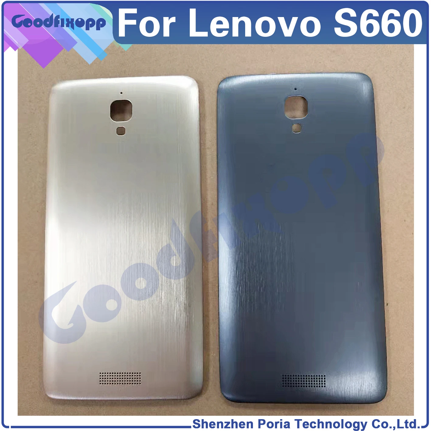 For Lenovo S660 Front Board Middle Lid Bezel Frame Mid Support Faceplate Holder Housing Shell Battery Cover Back Case Rear Cover