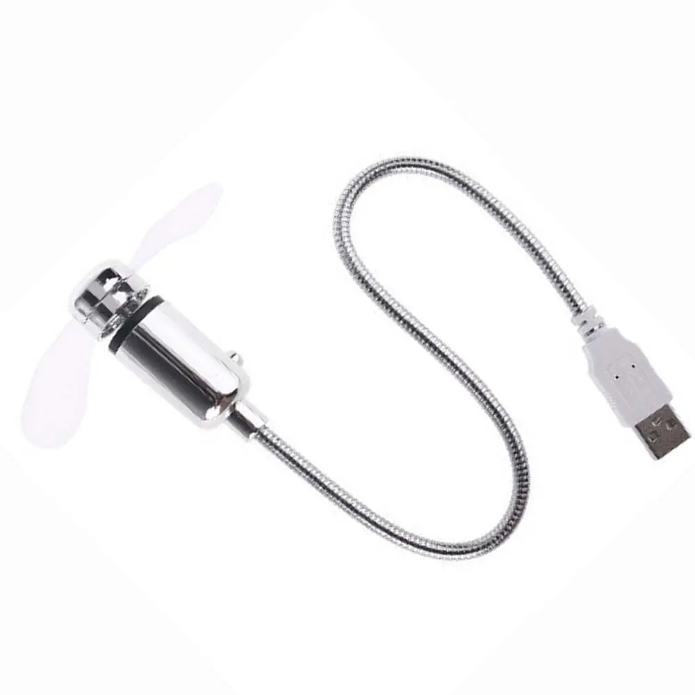 Gooseneck Air Blower USB Fan Flexible Cooling Fan Flexible Goose Neck Air Blower for Desktop PC Computer Laptop Notebook Tablet