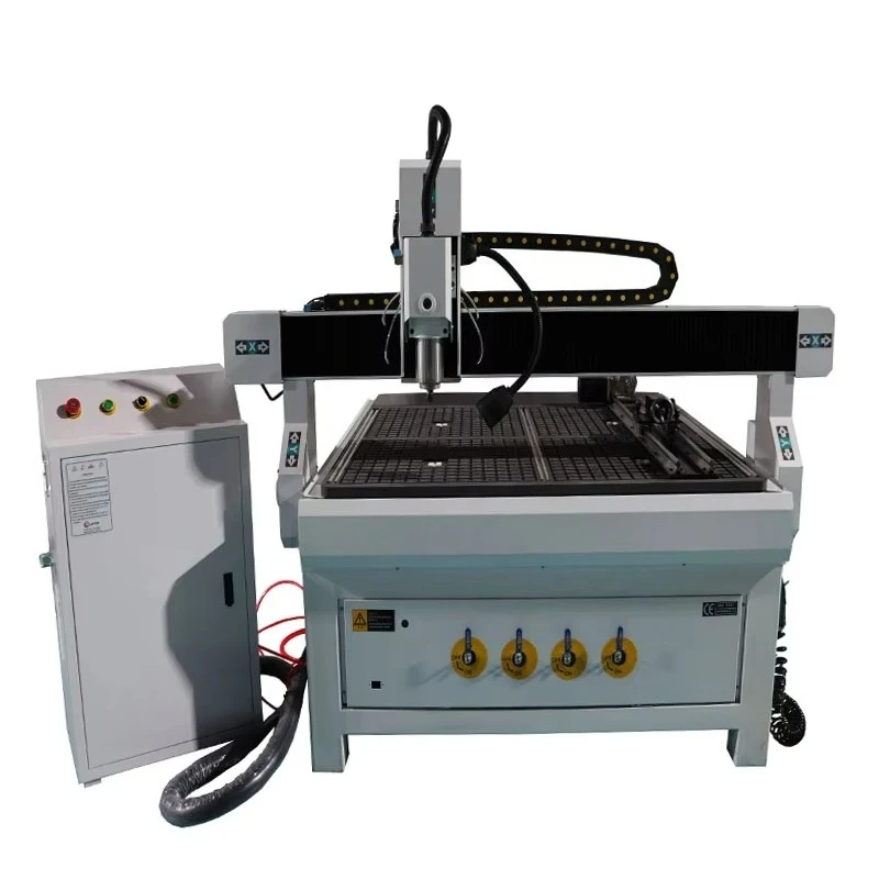 3D Woodworking/ Plywood Carving Engraving 1224/1212/1218/6090 Wood CNC Router Machine for Furniture Cabinet