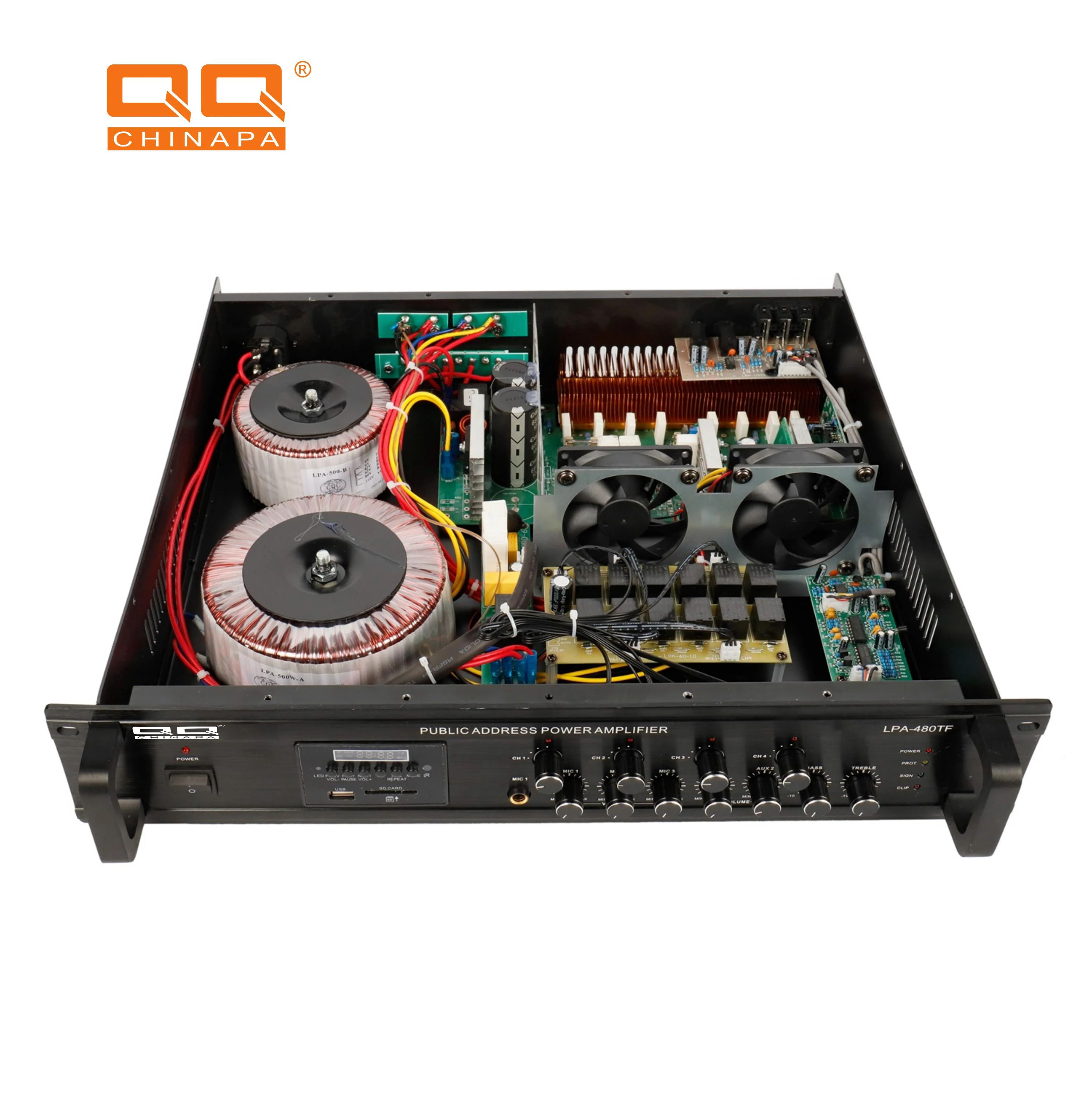 QQCHINAPA High Quality 60-1000W Pa Blue Tooth FM Power Amplifier Home Theatre System