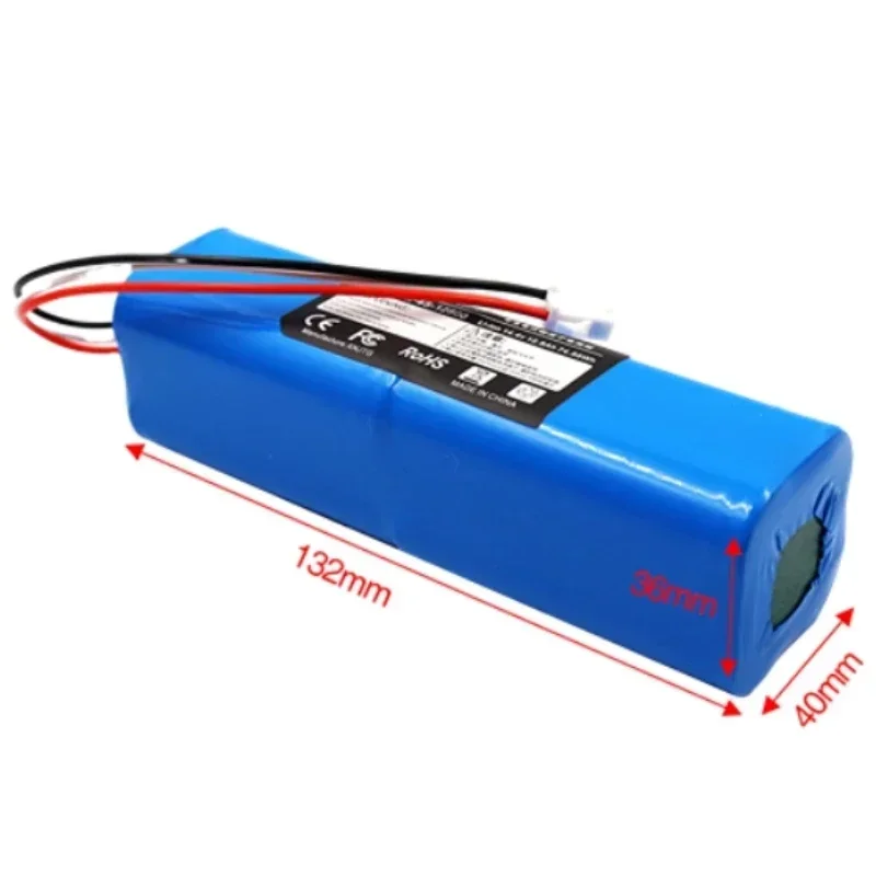 Original 14.4V 12800mAh Rechargeable Li-ion Battery For XiaoMi Lydsto R1 Robot Vacuum Cleaner R1 Battery Pack with Capacity