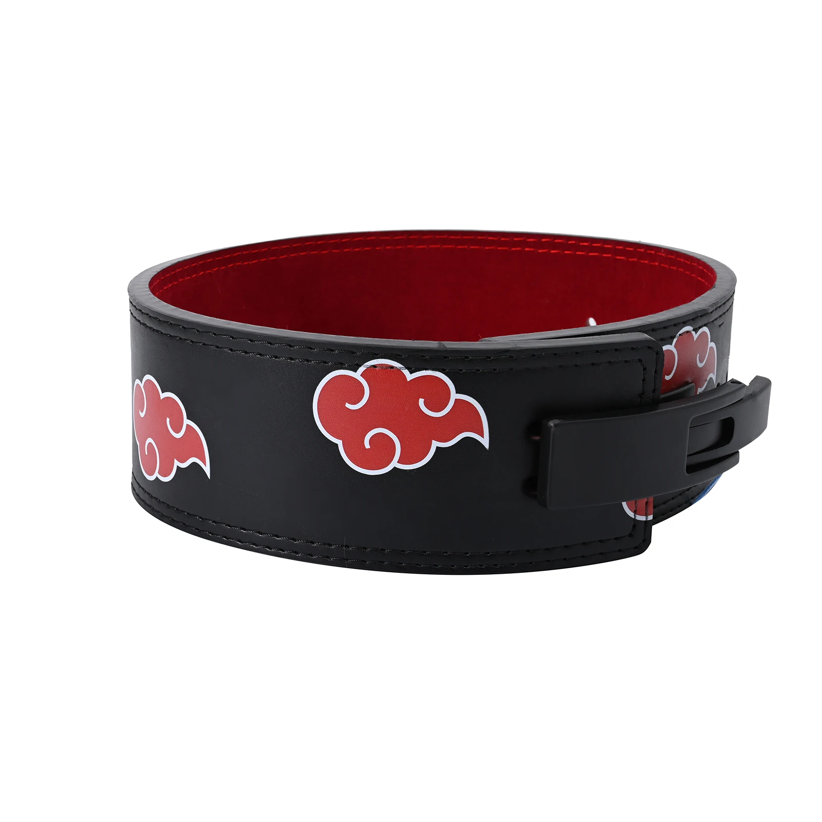 2023 Fitness Custom Logo Leather Anime Cloud Lifting Lever Gym Powerlifting 13 MM Lumber Back Weight Weightlifting Belt Men